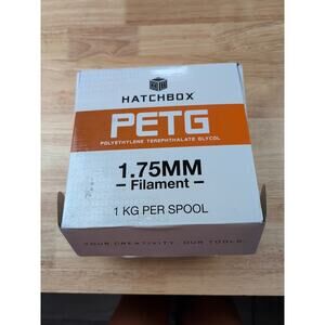 HATCHBOX PLA 1.75 mm 3D Printer Filament in Black, 1kg Spool